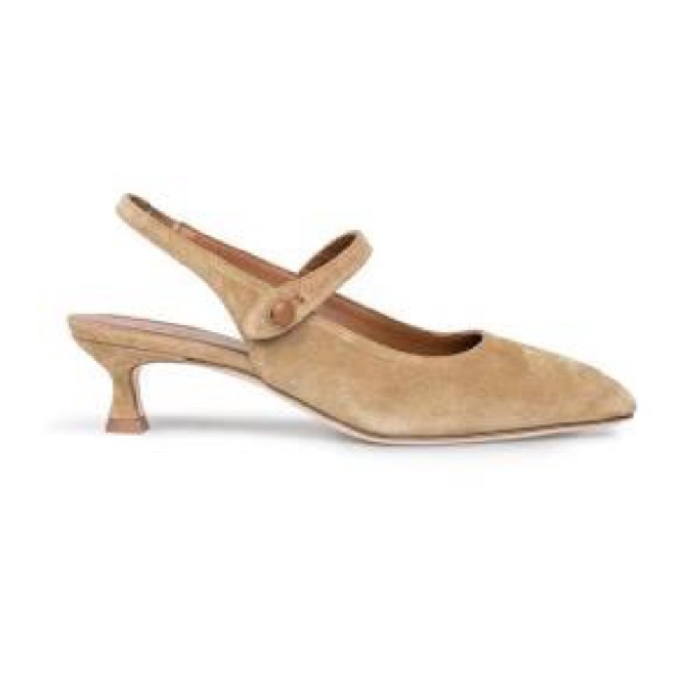 Doen Recco Slingback Pumps in taupe 7.5 / EU 38 EUC